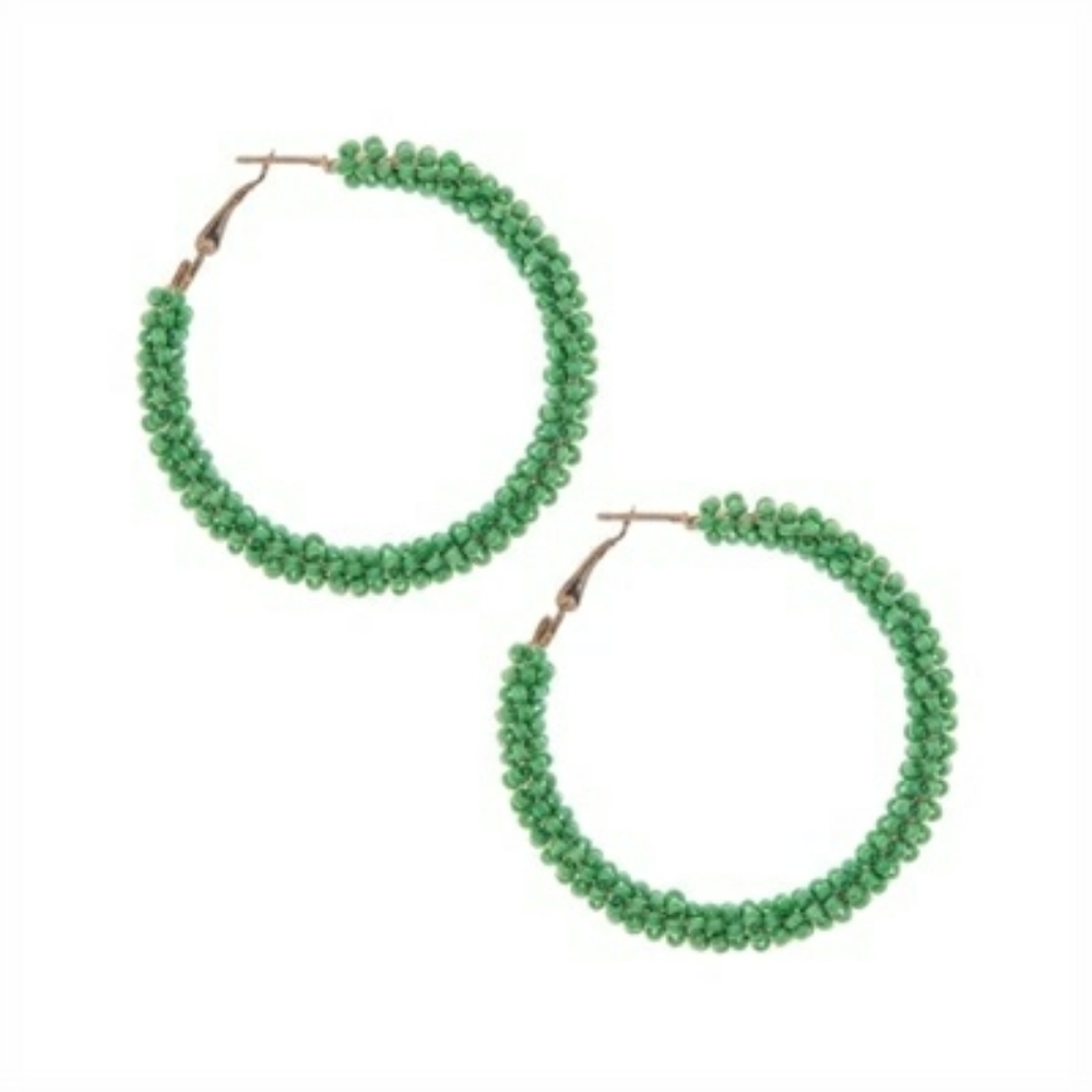 Seed Bead Hoop